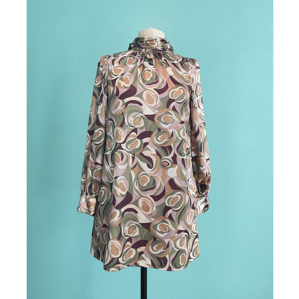 Twelve Twelve Vintage 1960s Mod Paisley Dress Size Small